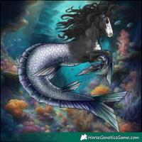 Horse Color:Black Sabino