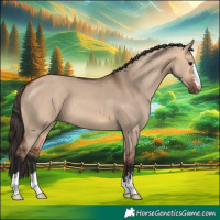Horse Color:Bay Dun