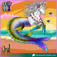Horse Color:Chocolate Silver Black Chinchilla Snowdrop Tobiano 