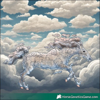 Horse Color:Grullo  and Classic Champagne Dun 