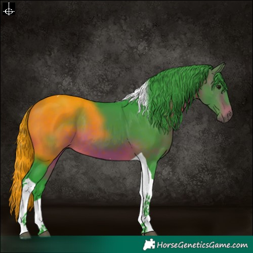 Horse Color:Watercolor Brown Tobiano 