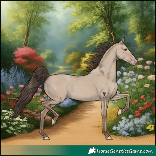 Horse Color:Classic Champagne Dun 