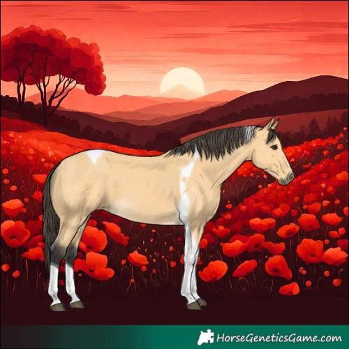 Horse Color:Buckskin Tobiano 