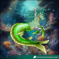 Horse Color:Watercolor Grullo Tobiano Rabicano 