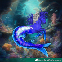 Horse Color:Watercolor Black Tobiano Rabicano