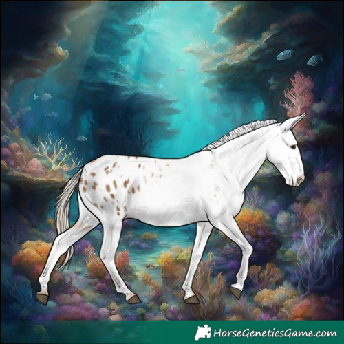 Horse Color:Chocolate Palomino Appaloosa  and Chocolate Palomino Appaloosa 