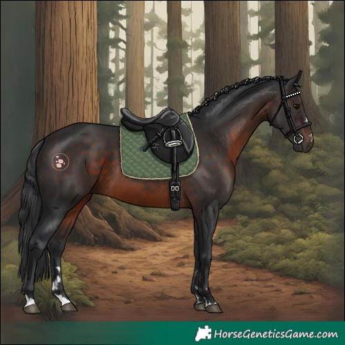 Horse Color:Brown 