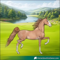 Horse Color:Gold Champagne Splash 