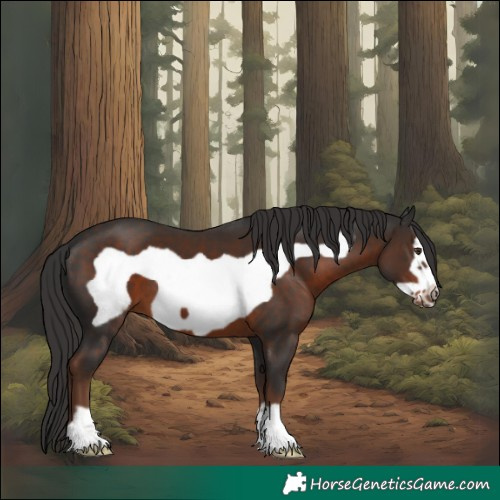 Horse Color:Liver Chestnut Frame 
