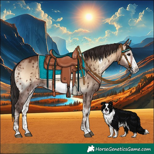 Horse Color:Brown Onyx Frame Brindle 