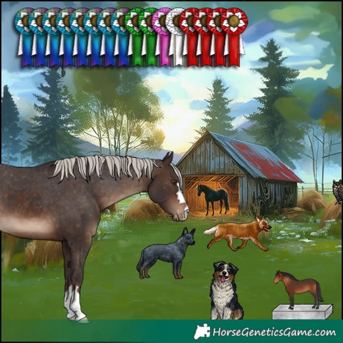 Horse Color:Silver Brown Varnish 
