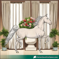 Horse Color:Cremello 