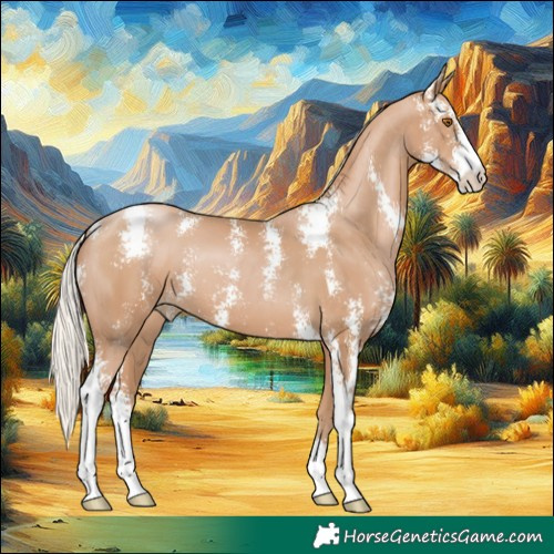 Horse Color:Silver Black Pearl Sabino 