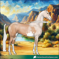Horse Color:Silver Black Pearl 