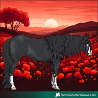 Horse Color:Black 
