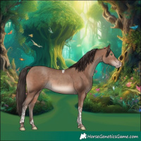 Horse Color:Sable Champagne Tobiano 