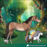 Horse Color:Sable Champagne Tobiano 