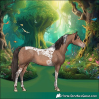 Horse Color:Sable Champagne Tobiano