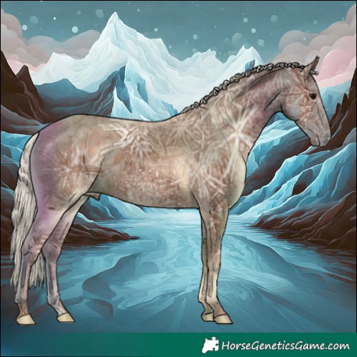 Horse Color:Silver Black Ice 
