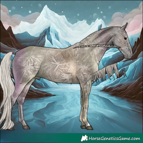 Horse Color:Silver Black Ice 