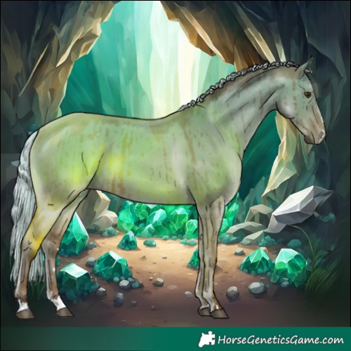 Horse Color:Silver Brown Dun Brindle 