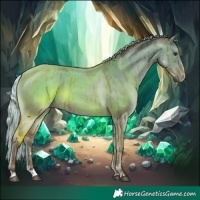 Horse Color:Silver Brown Dun Brindle 