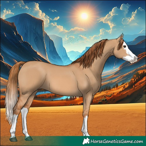 Horse Color:Red Dun Splash 