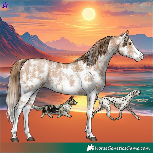 Horse Color:Black Pearl Sabino 