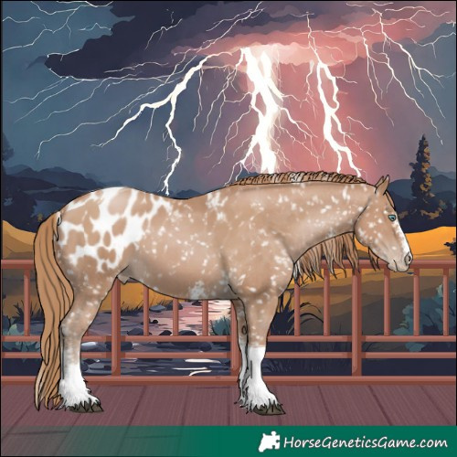 Horse Color:Black Pearl Sabino Tobiano Appaloosa 