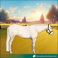 Horse Color:Silver Buckskin Pearl 