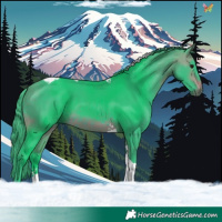 Horse Color:Watercolor Brown Tobiano 