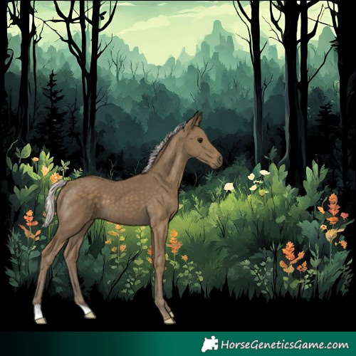 Horse Color:Silver Smoky Black 