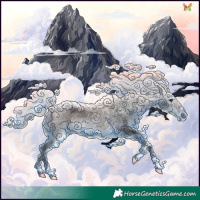 Horse Color:Gray Platinum Silver Brown 