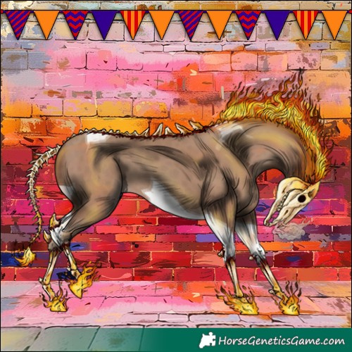 Horse Color:Classic Champagne Tobiano 