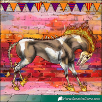 Horse Color:Classic Champagne Tobiano