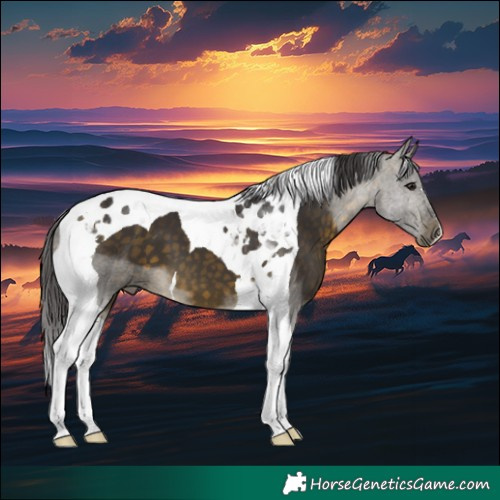Horse Color:Buckskin Tobiano 