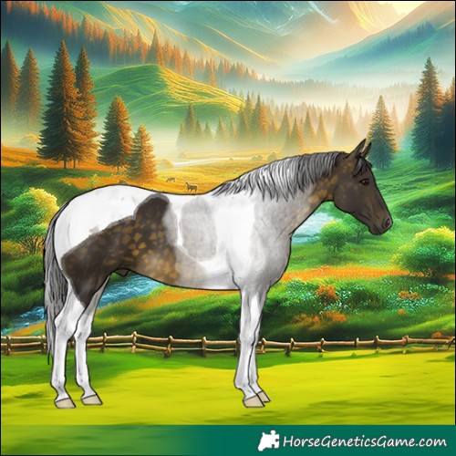 Horse Color:Buckskin Tobiano 