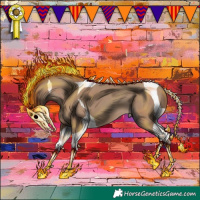 Horse Color:Classic Champagne Tobiano