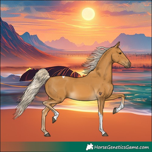 Horse Color:Palomino Tobiano