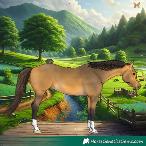 Horse Color:Buckskin 