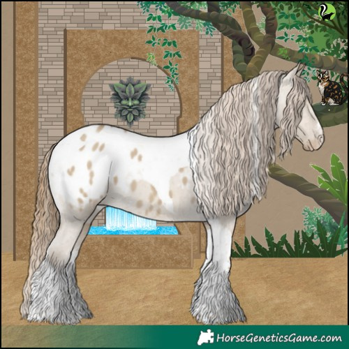 Horse Color:White Spotted Classic Cream Champagne Dun Tobiano Blanket 