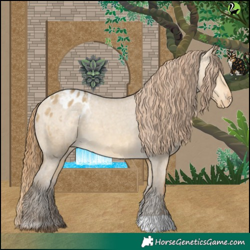 Horse Color:Sable Cream Champagne Dun Varnish 