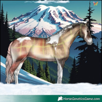 Horse Color:Plaid Silver Brown Onyx Tobiano