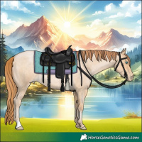 Horse Color:Buckskin Roan Pearl 