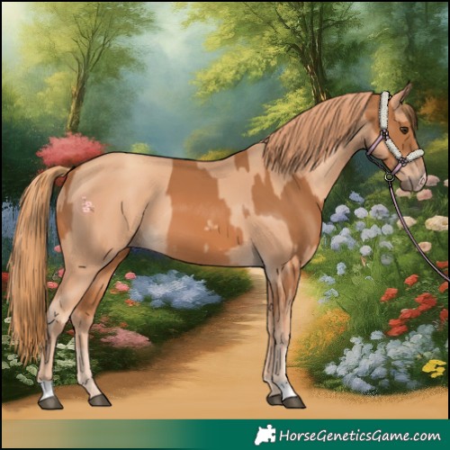 Horse Color:Chestnut  and Gold Champagne 