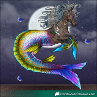 Horse Color:ERROR: UNKNOWN ANOMALY and White Spotted Silver Black Tobiano