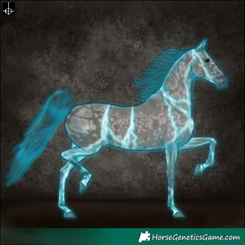 Horse Color:Thunderstruck Grullo Ice 