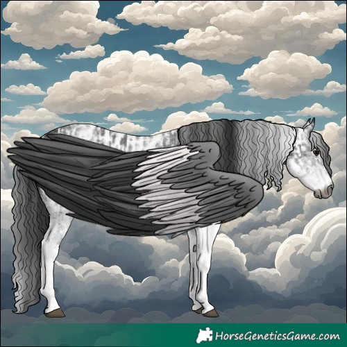 Horse Color:Gray White Spotted Black and Gray White Spotted Black Appaloosa