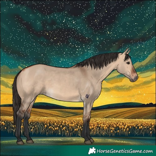 Horse Color:Bay Dun