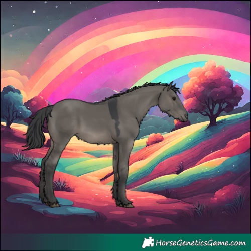Horse Color:Grullo 